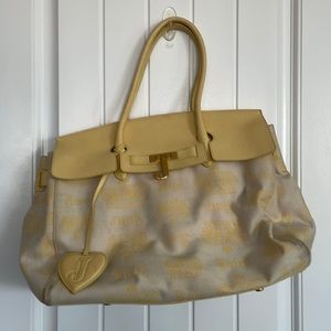 Juicy Couture Yellow Canvas Tote